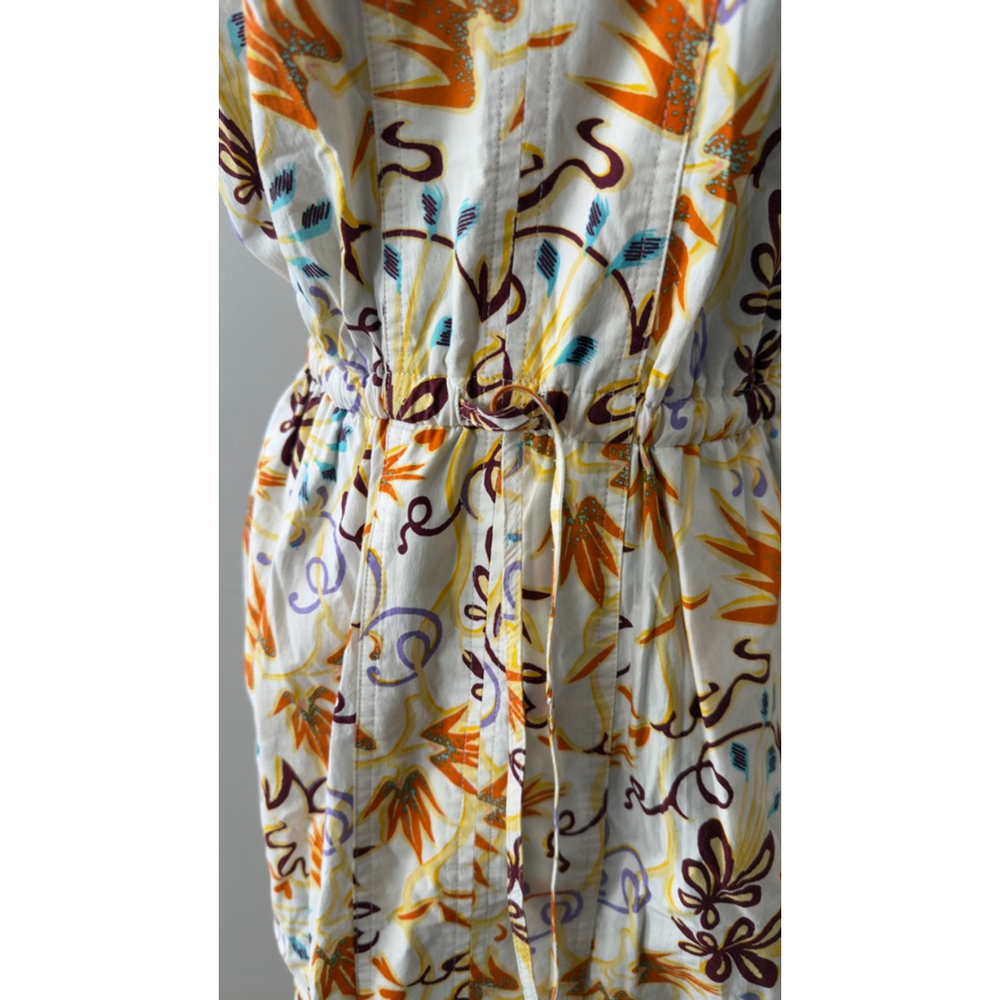 Women's A.L.C. Mia dress White Orange Floral Mini Dress Size 4 - Picture 5 of 11